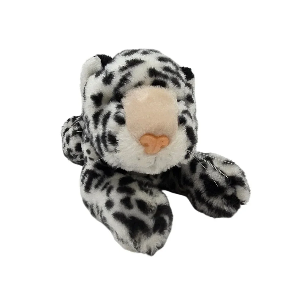 Goffa Snow Leopard Plush Stuffed Animal Black White Spotted Kids Toy‎